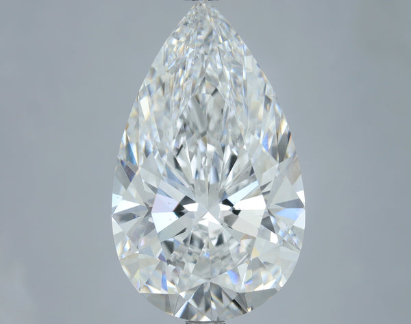 Lab-Grown 6.01 Carat Pear Shape Diamond color D Clarity VS1, precious stones, engagement diamonds