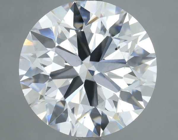 Lab-Grown 4.05 Carat Round Brilliant Diamond color E Clarity VS2, precious stones, engagement diamonds