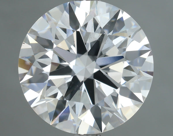 Lab-Grown 4.03 Carat Round Brilliant Diamond color D Clarity VS2, precious stones, engagement diamonds