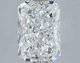 Lab-Grown 1.51 Carat Radiant Cut Diamond color D Clarity VS1, precious stones, engagement diamonds