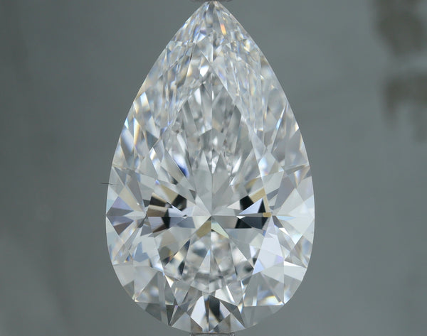 Lab-Grown 5.07 Carat Pear Shape Diamond color E Clarity VS1 With GIA Certificate, precious stones, engagement diamonds