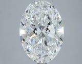 Lab-Grown 5.01 Carat Oval Shape Diamond color D Clarity VS1, precious stones, engagement diamonds