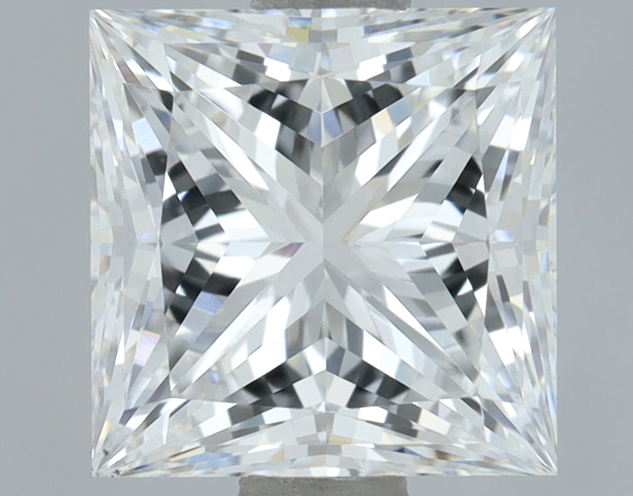 Lab-Grown 1.21 Carat Princess Cut Diamond color D Clarity VS1, precious stones, engagement diamonds