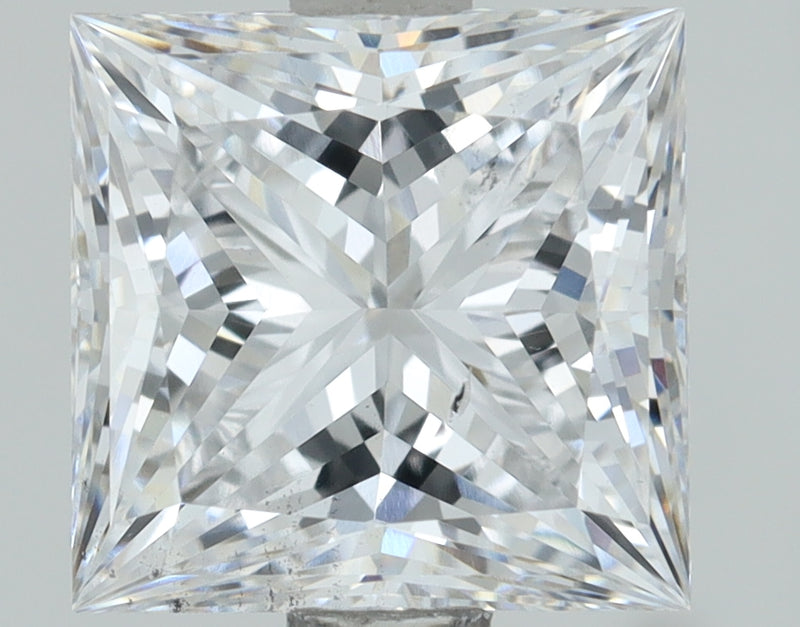 Lab-Grown 1.50 Carat Princess Cut Diamond color E Clarity SI1, precious stones, engagement diamonds