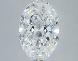 Lab-Grown 5.07 Carat Oval Shape Diamond color D Clarity SI1, precious stones, engagement diamonds