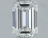 Lab-Grown 1.33 Carat Emerald Cut Diamond color E Clarity VS1, precious stones, engagement diamonds