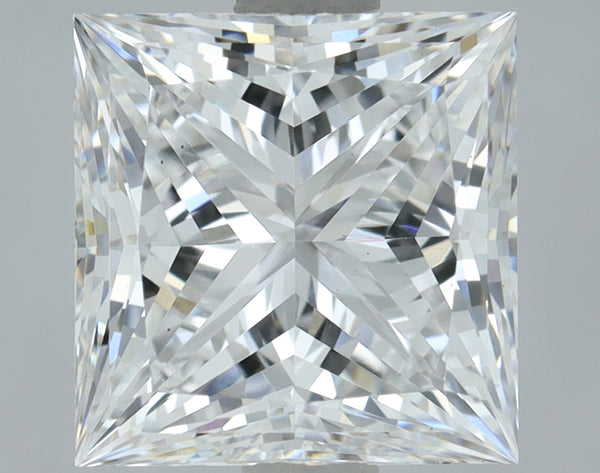 Lab-Grown 1.50 Carat Princess Cut Diamond color E Clarity VS2, precious stones, engagement diamonds