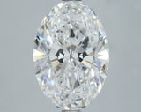 Lab-Grown 3.01 Carat Oval Shape Diamond color D Clarity VS2, precious stones, engagement diamonds