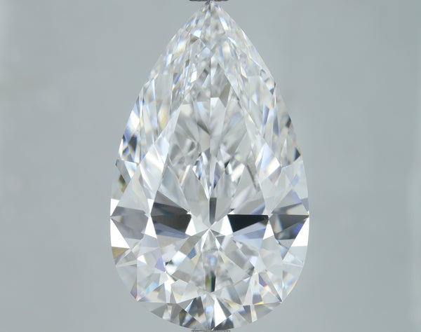 Lab-Grown 7.02 Carat Pear Shape Diamond color D Clarity VS1, precious stones, engagement diamonds