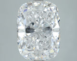 Lab-Grown 5.01 Carat Cushion Brilliant Diamond color E Clarity VS2, precious stones, engagement diamonds