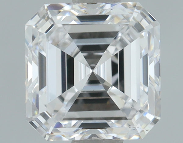 Lab-Grown 1.00 Carat Asscher Cut Diamond color D Clarity VS1, precious stones, engagement diamonds