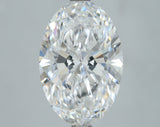 Lab-Grown 3.71 Carat Oval Shape Diamond color E Clarity VS1, precious stones, engagement diamonds