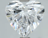 Lab-Grown 1.50 Carat Heart Shape Diamond color D Clarity VS1, precious stones, engagement diamonds