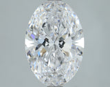 Lab-Grown 3.01 Carat Oval Shape Diamond color D Clarity VS1, precious stones, engagement diamonds