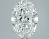 Lab-Grown 3.01 Carat Oval Shape Diamond color D Clarity VS2, precious stones, engagement diamonds