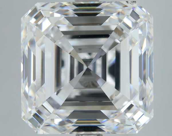 Lab-Grown 7.02 Carat Asscher Cut Diamond color D Clarity VS1, precious stones, engagement diamonds