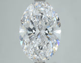 Lab-Grown 3.00 Carat Oval Shape Diamond color D Clarity VS1, precious stones, engagement diamonds