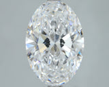 Lab-Grown 3.01 Carat Oval Shape Diamond color D Clarity VS1, precious stones, engagement diamonds