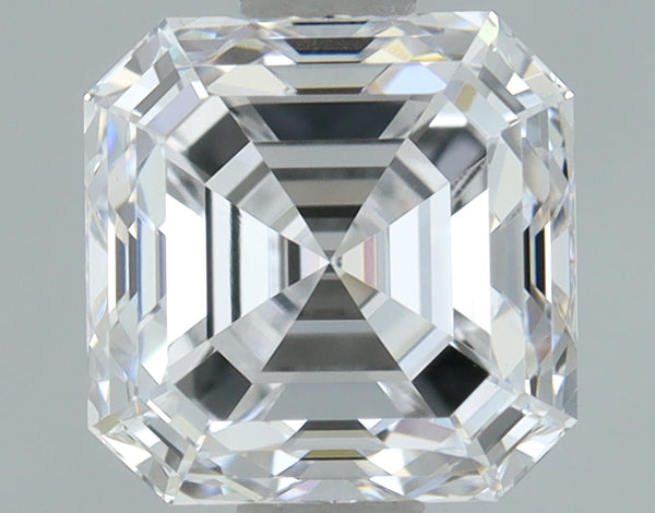 Lab-Grown 1.02 Carat Asscher Cut Diamond color D Clarity VVS2, precious stones, engagement diamonds