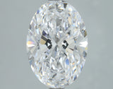 Lab-Grown 3.02 Carat Oval Shape Diamond color D Clarity VS1, precious stones, engagement diamonds