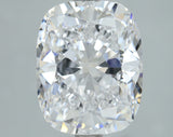 Lab-Grown 3.50 Carat Cushion Brilliant Diamond color D Clarity VS1, precious stones, engagement diamonds