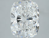 Lab-Grown 3.01 Carat Cushion Brilliant Diamond color D Clarity VS1, precious stones, engagement diamonds