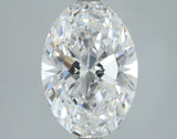 Lab-Grown 3.01 Carat Oval Shape Diamond color D Clarity VS2, precious stones, engagement diamonds