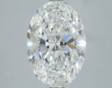 Lab-Grown 3.01 Carat Oval Shape Diamond color D Clarity VS2, precious stones, engagement diamonds