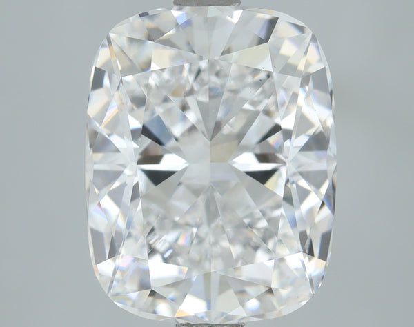 Lab-Grown 3.08 Carat Cushion Brilliant Diamond color D Clarity VS1, precious stones, engagement diamonds