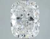 Lab-Grown 4.01 Carat Cushion Brilliant Diamond color E Clarity VS1, precious stones, engagement diamonds