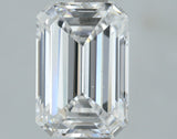 Lab-Grown 1.50 Carat Emerald Cut Diamond color D Clarity VS2, precious stones, engagement diamonds