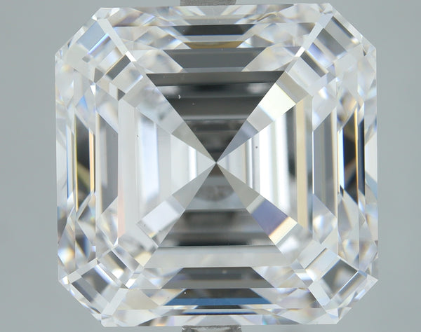 Lab-Grown 9.03 Carat Asscher Cut Diamond color E Clarity VS1, precious stones, engagement diamonds