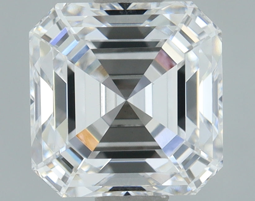 Lab-Grown 1.00 Carat Asscher Cut Diamond color D Clarity VS1, precious stones, engagement diamonds