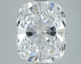 Lab-Grown 4.00 Carat Cushion Brilliant Diamond color D Clarity VS2, precious stones, engagement diamonds