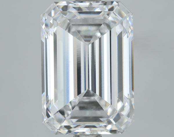 Lab-Grown 3.13 Carat Emerald Cut Diamond color D Clarity VS1, precious stones, engagement diamonds