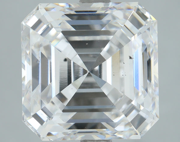 Lab-Grown 5.03 Carat Asscher Cut Diamond color D Clarity VS2, precious stones, engagement diamonds
