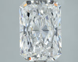 Lab-Grown 3.01 Carat Radiant Cut Diamond color E Clarity VS1, precious stones, engagement diamonds