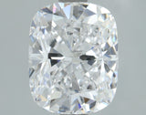 Lab-Grown 2.00 Carat Cushion Brilliant Diamond color D Clarity VS1, precious stones, engagement diamonds