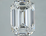 Lab-Grown 7.07 Carat Emerald Cut Diamond color E Clarity VS1, precious stones, engagement diamonds