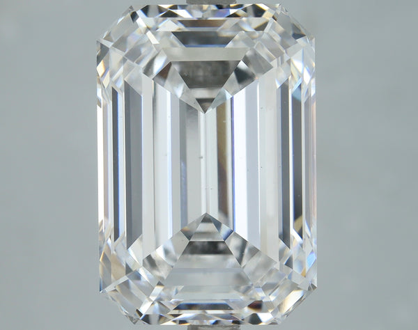 Lab-Grown 7.07 Carat Emerald Cut Diamond color E Clarity VS1, precious stones, engagement diamonds