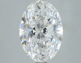 Lab-Grown 3.02 Carat Oval Shape Diamond color E Clarity VS1, precious stones, engagement diamonds