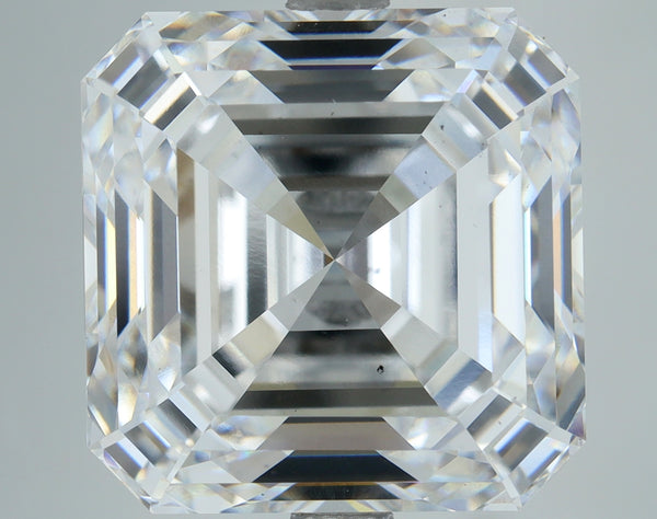 Lab-Grown 7.03 Carat Asscher Cut Diamond color E Clarity VS2, precious stones, engagement diamonds