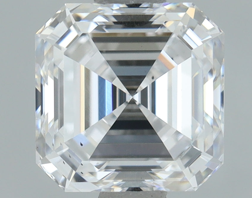 Lab-Grown 1.00 Carat Asscher Cut Diamond color D Clarity VS2, precious stones, engagement diamonds