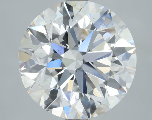 Lab-Grown 4.02 Carat Round Brilliant Diamond color E Clarity VS2, precious stones, engagement diamonds