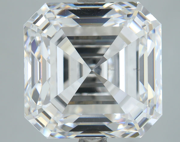 Lab-Grown 7.33 Carat Asscher Cut Diamond color E Clarity VS2, precious stones, engagement diamonds