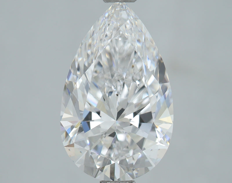 Lab-Grown 2.01 Carat Pear Shape Diamond color D Clarity VS2, precious stones, engagement diamonds