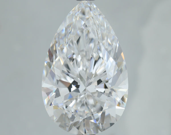 Lab-Grown 5.04 Carat Pear Shape Diamond color E Clarity VS1 With GIA Certificate, precious stones, engagement diamonds