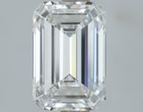 Lab-Grown 1.52 Carat Emerald Cut Diamond color D Clarity VS1, precious stones, engagement diamonds