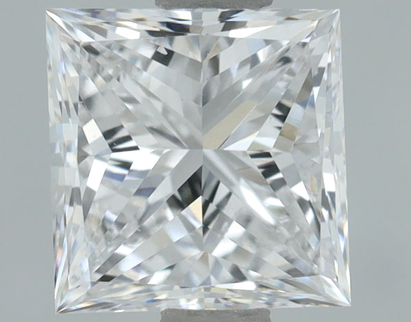 Lab-Grown 1.00 Carat Princess Cut Diamond color E Clarity VS2, precious stones, engagement diamonds