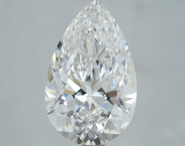 Lab-Grown 3.01 Carat Pear Shape Diamond color E Clarity VS2, precious stones, engagement diamonds